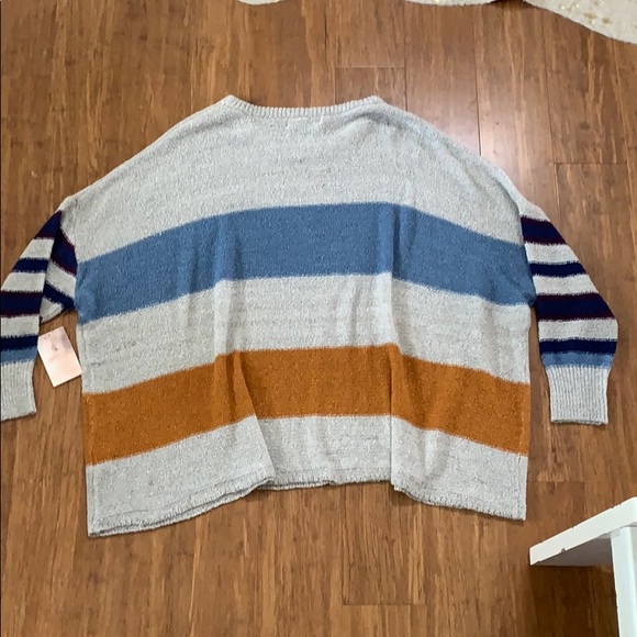 NEW A Beautiful Soul Stripe Sweater - Picture 4 of 4